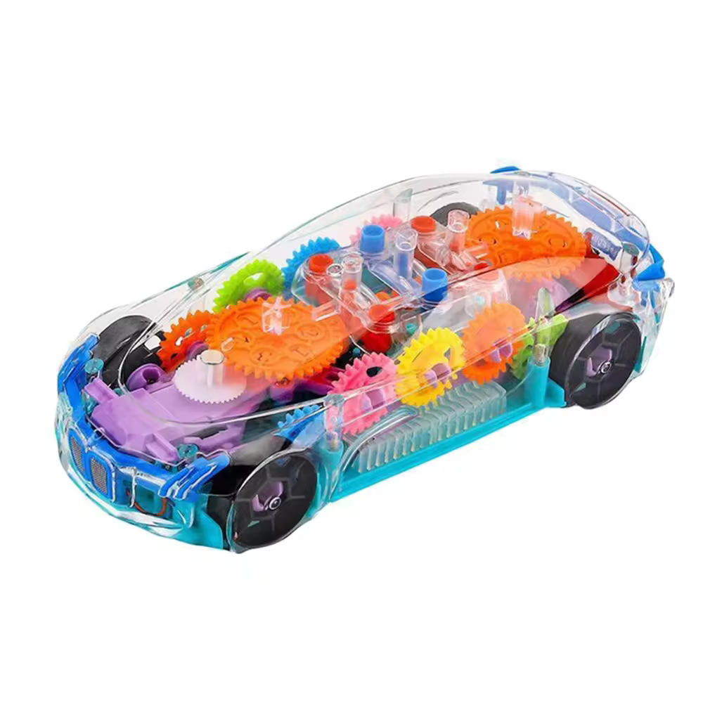 Transparent Gear Car Toy